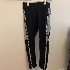 NWT Pink Fleece Lined Leggings